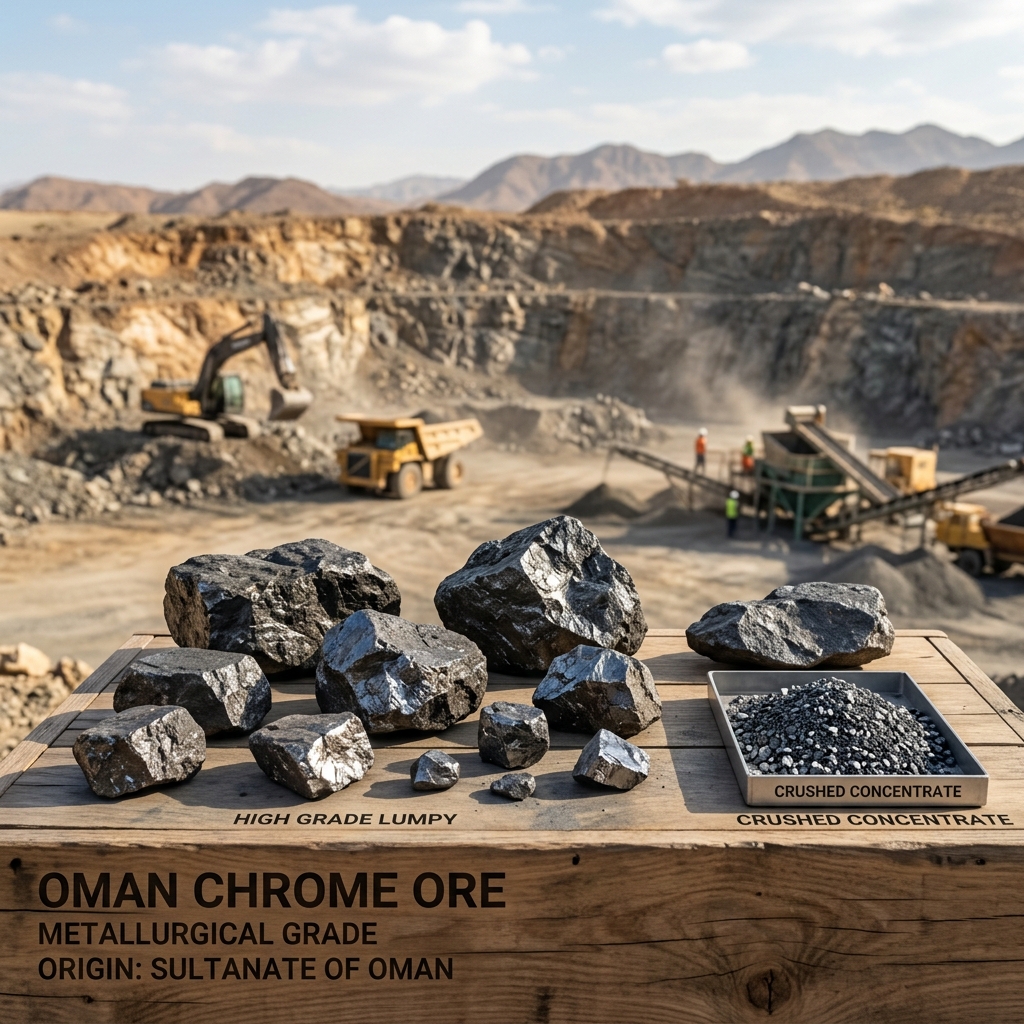Chrome Ore supplied from Oman