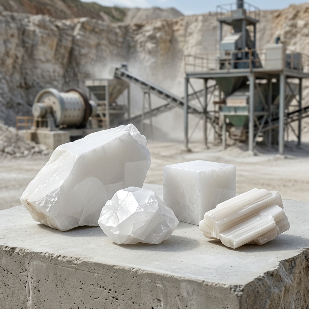 Gypsum for industrial and construction applications