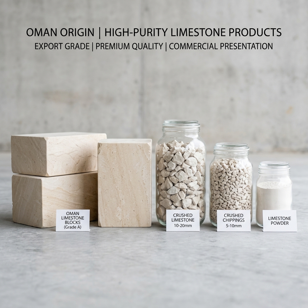 Limestone supplied by AL BURAIMI MINERALS